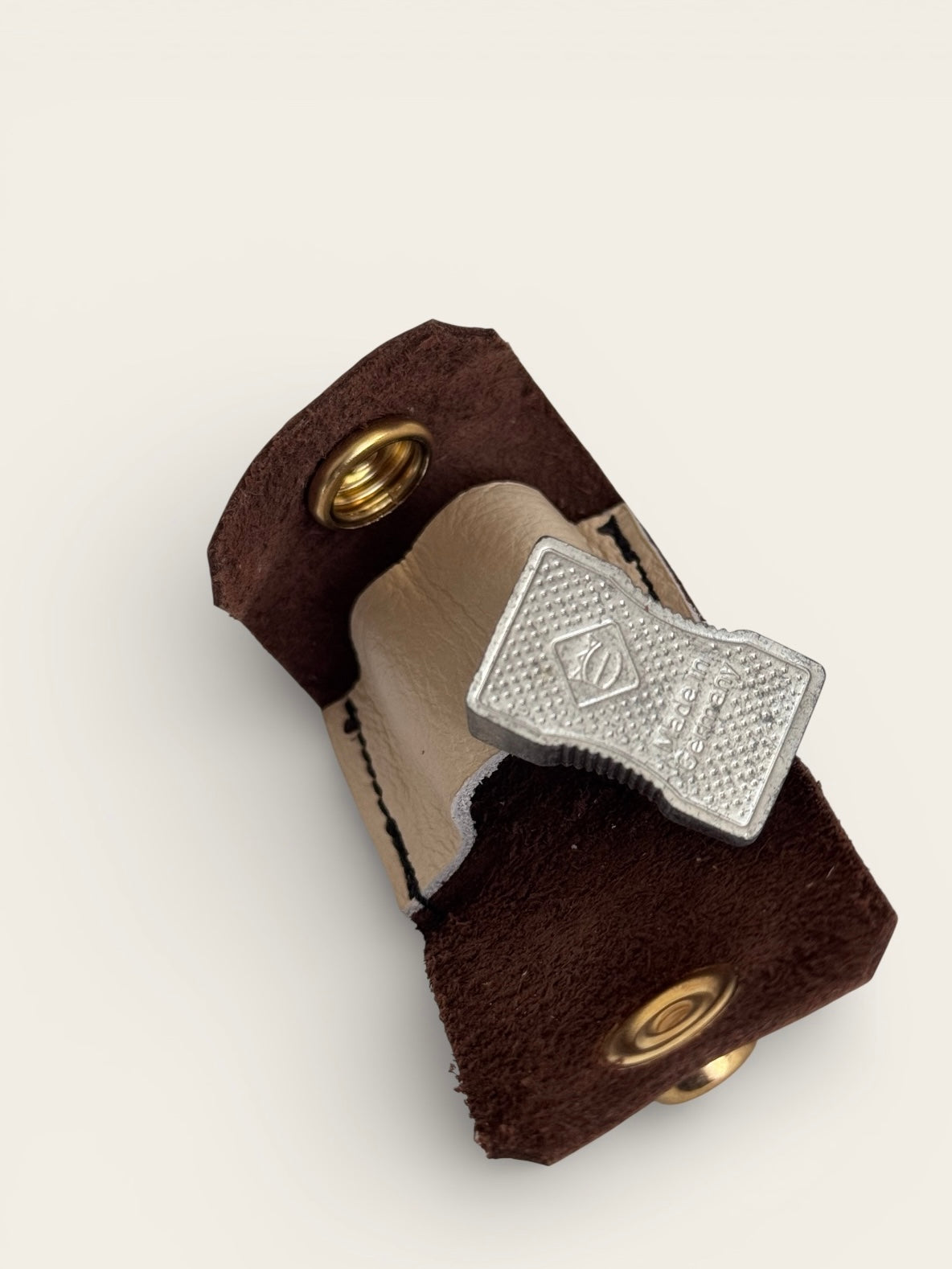 The Studio Kit - Brown Leather (Brass tone button)
