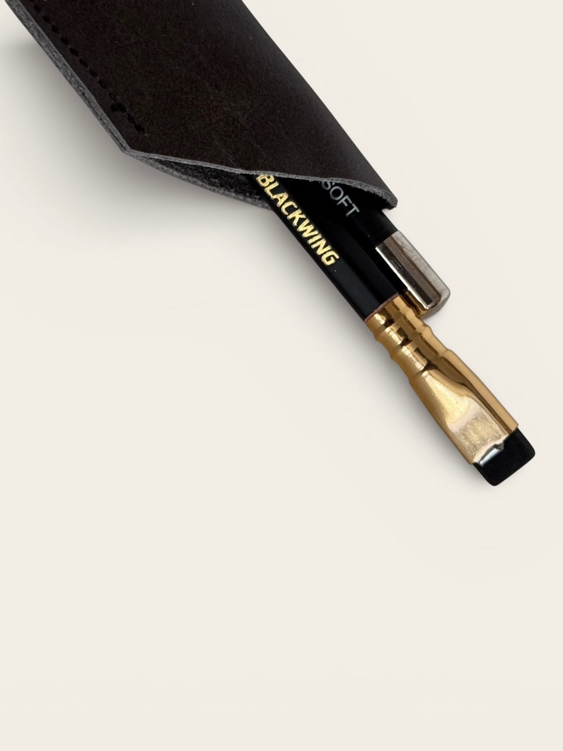 The Studio Kit - Brown Leather (Brass tone button)